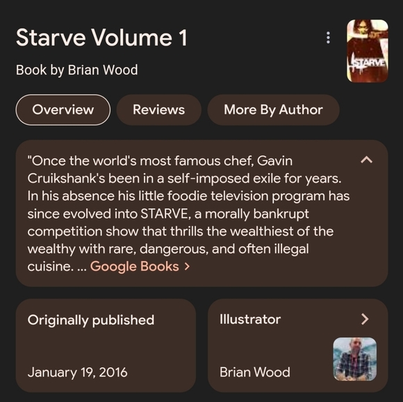 *3/$20 Starve Vol. 1 Comic Book - Picture 4 of 4